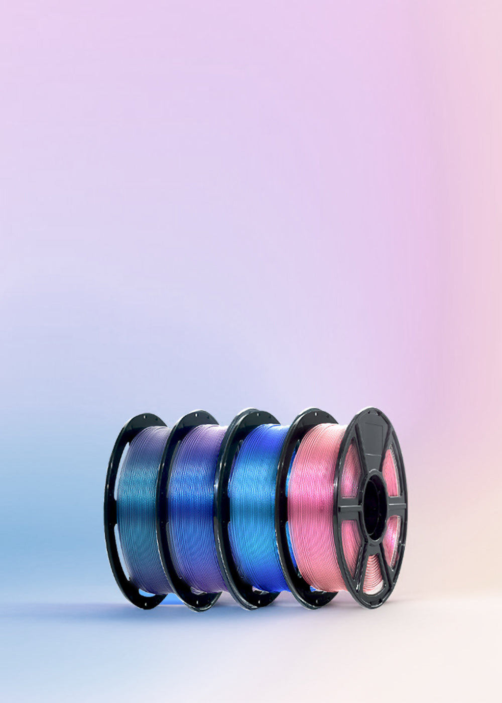 Flashforge HS PLA Multicolor with stunning color-changing effects for high-speed printing