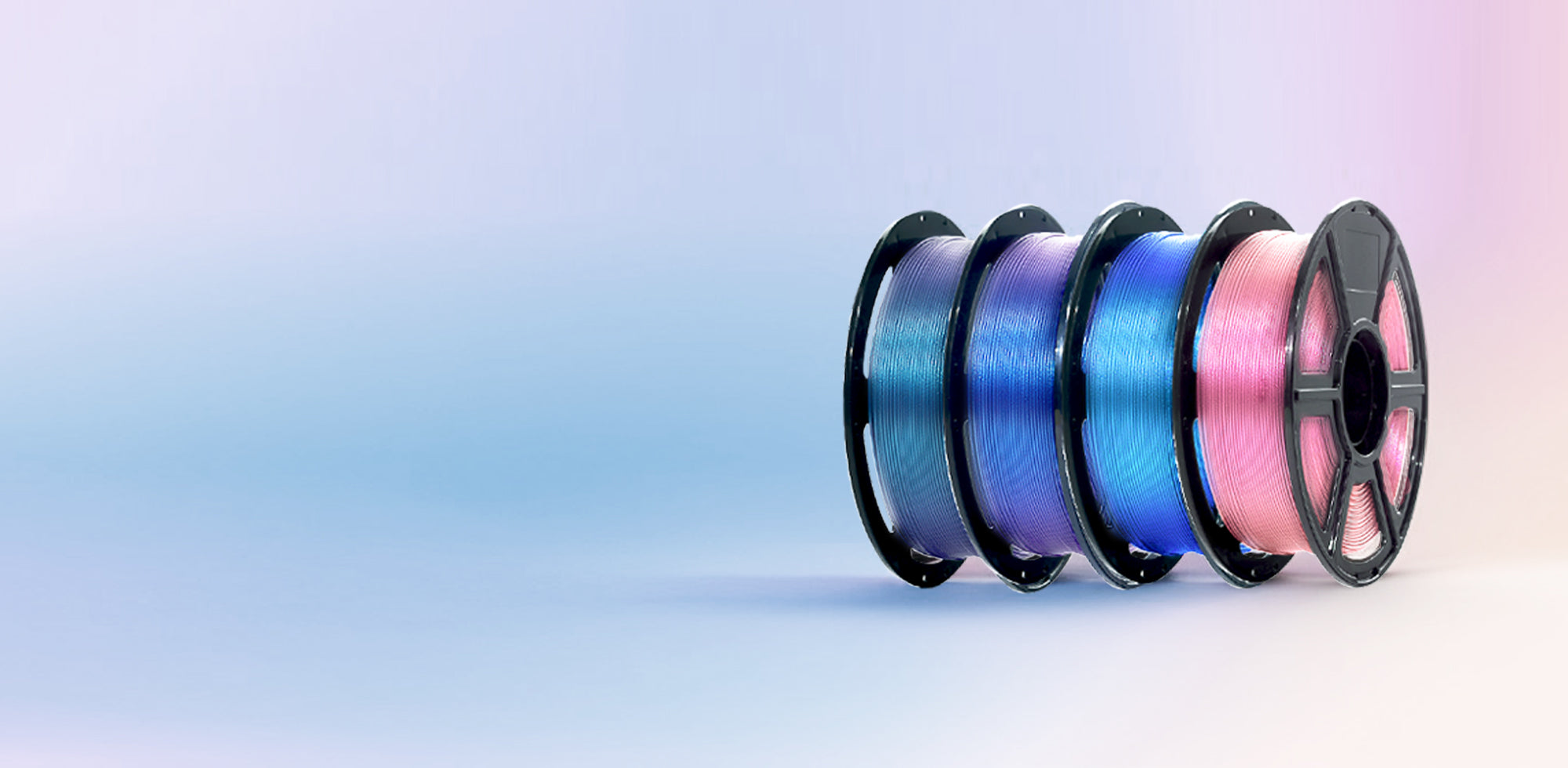 Flashforge HS PLA Multicolor with stunning color-changing effects for high-speed printing