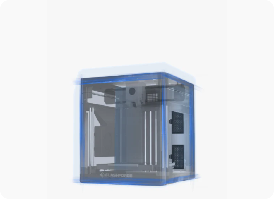 Flashforge Adventurer 5M Pro with CoreXY structure for stable, high-speed, and precise 3D printing performance.