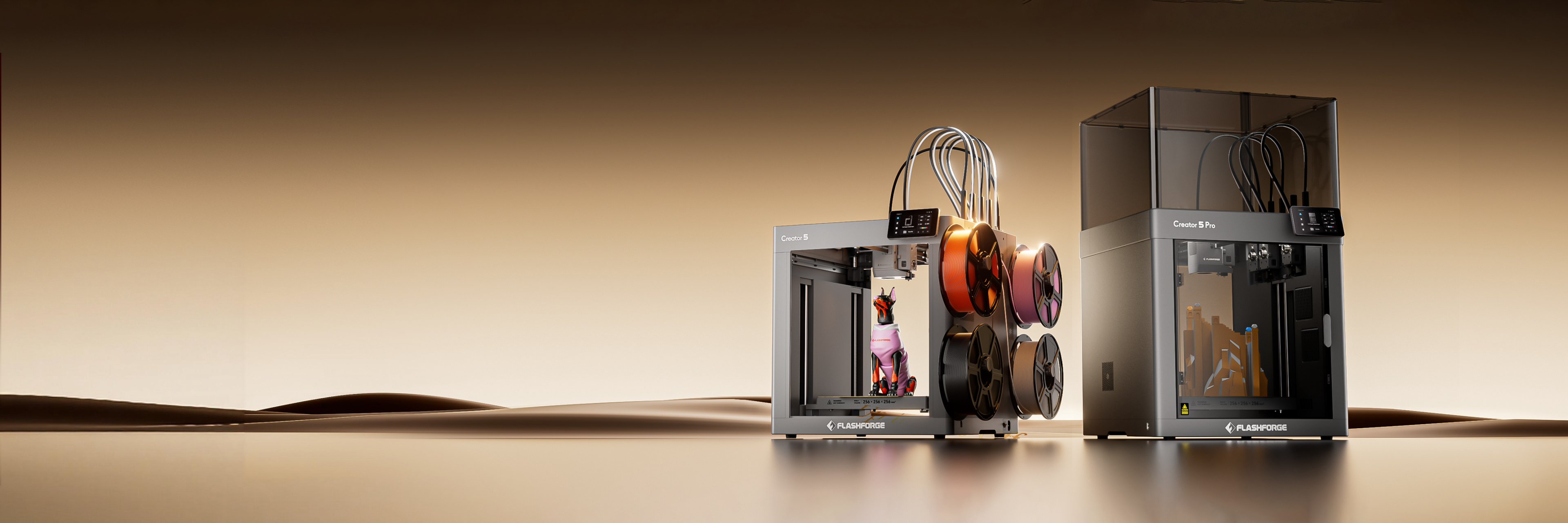 Creator 5 Series
Multi-Head 3D Printer