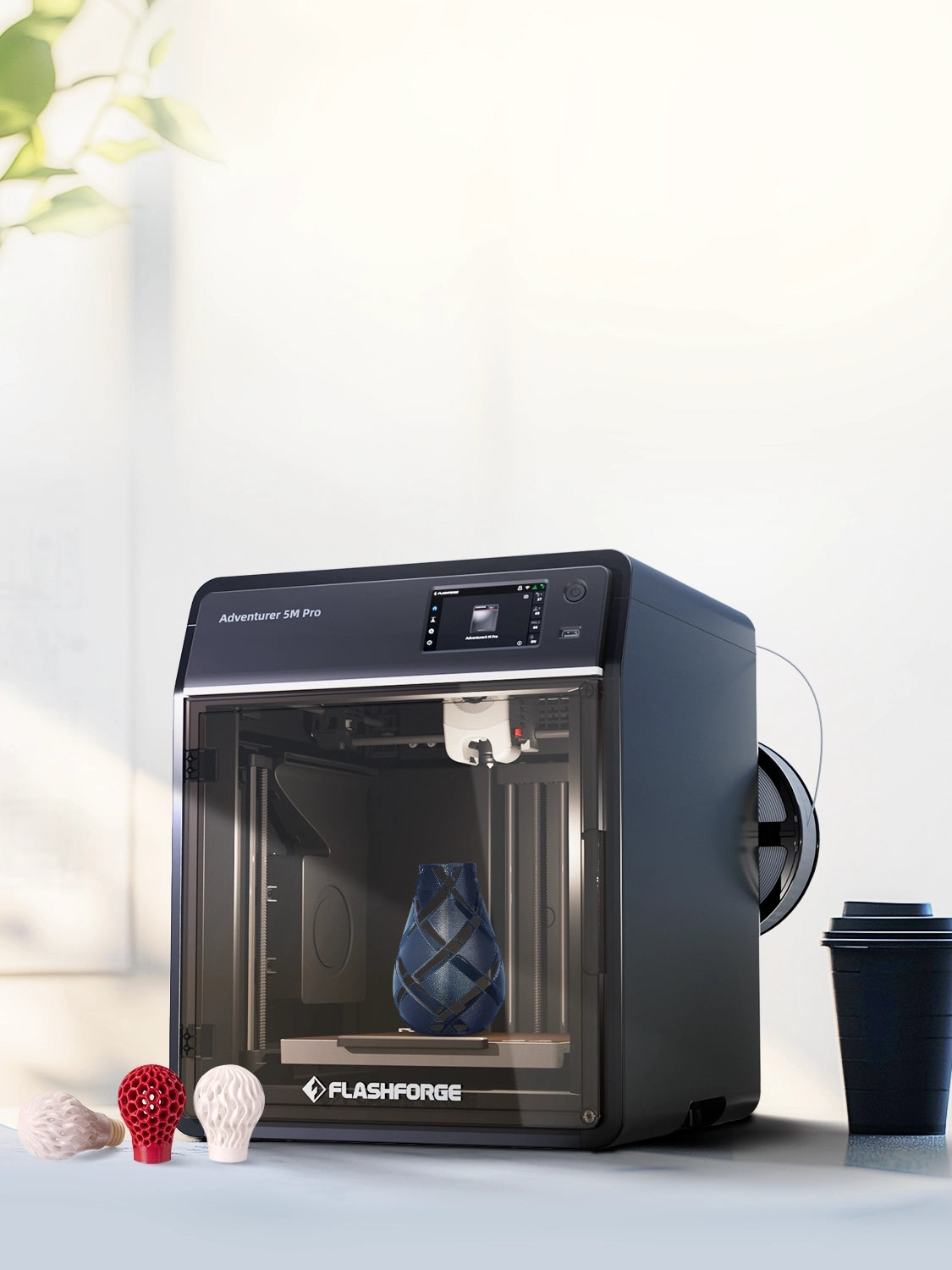 Flashforge AD5MP - All-in-One Fast 3D Printer for home or office with enclosed design