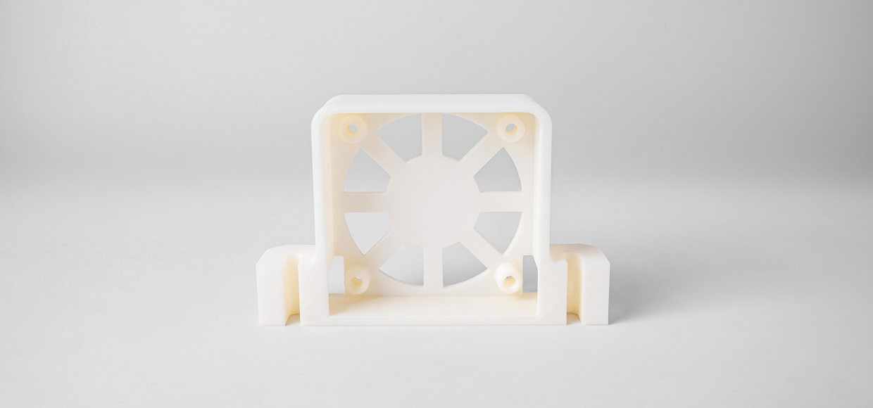 Flashforge 3D printed model, demonstrating rapid high-temperature printing capability