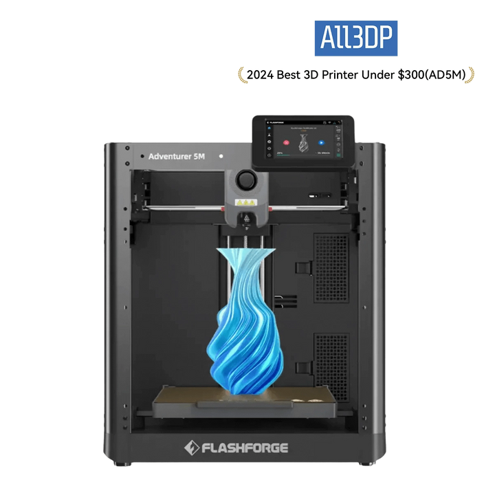 Flashforge Adventurer 5M 3D Printer, 600mm/s High Speed, Beginner-friendly