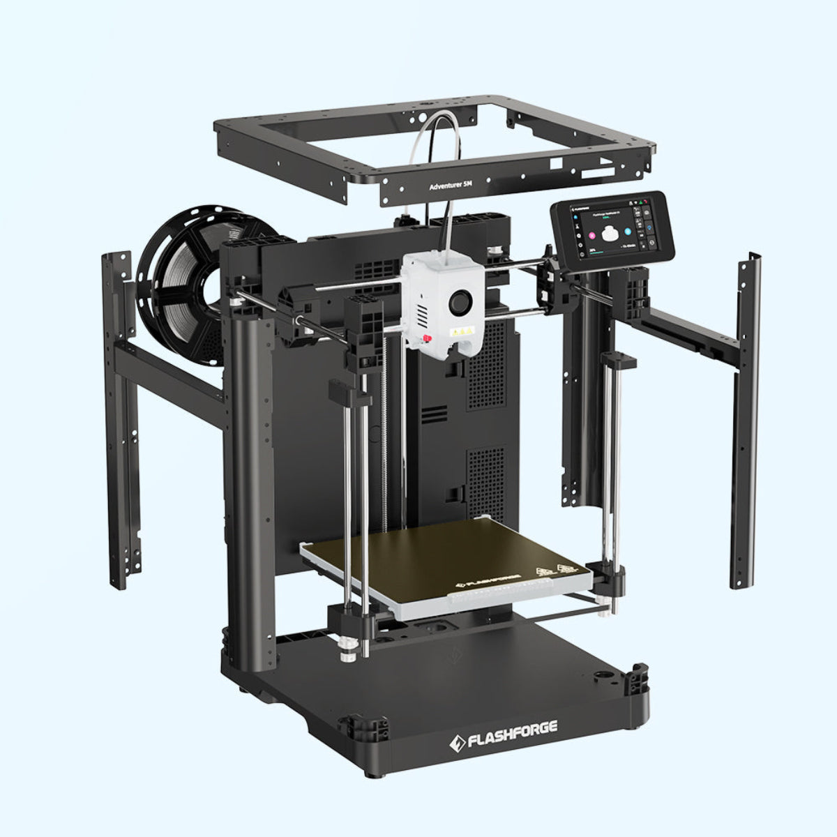 Imprimante 3D Flashforge Adventurer 5M, vitesse élevée de 600 mm/s, adaptée aux débutants