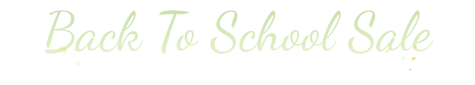 Back To School Sale