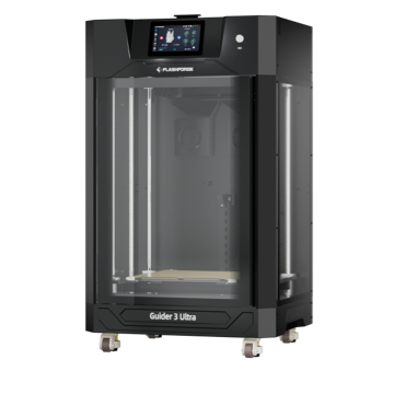 Guider 3 Ultra 3D printer, slight side view