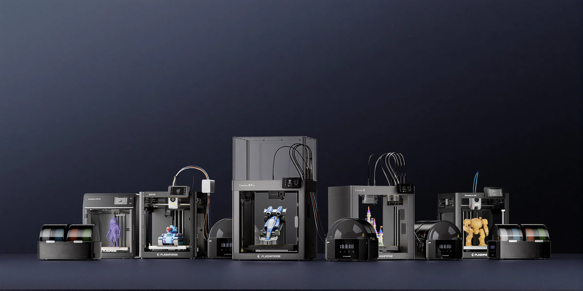 Compatible with all Flashforge 3D printers
