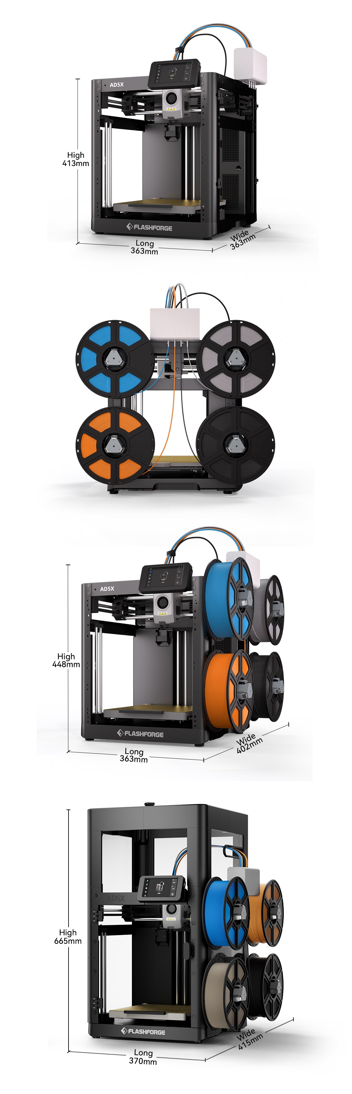 Flashforge AD5X – Multi-Color 3D Printing with Precision & Efficiency